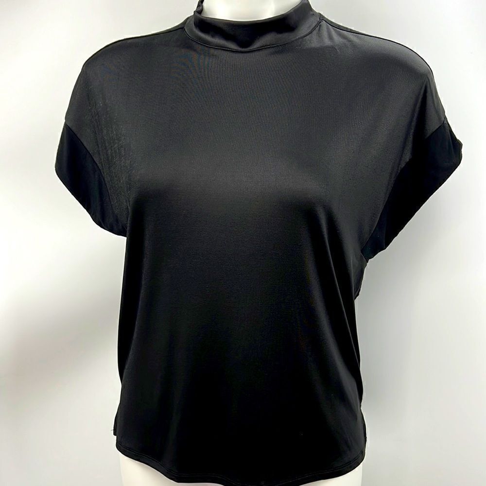 Express relaxed cap sleeve shimmer t shirt